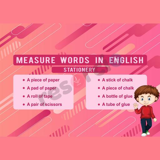 Measure Words in English 07