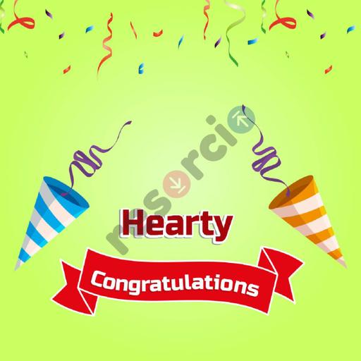 Hearty Congratulations Template 29 